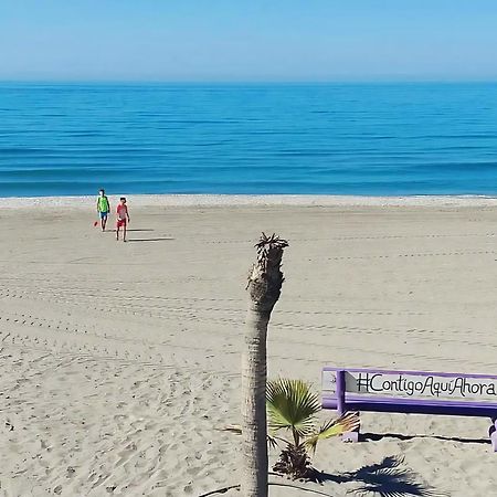 Escapada Familiar En Torrox Costa A 100M De La Playa, Vistas Al Mar Y Parking Gratis Apartman Kültér fotó