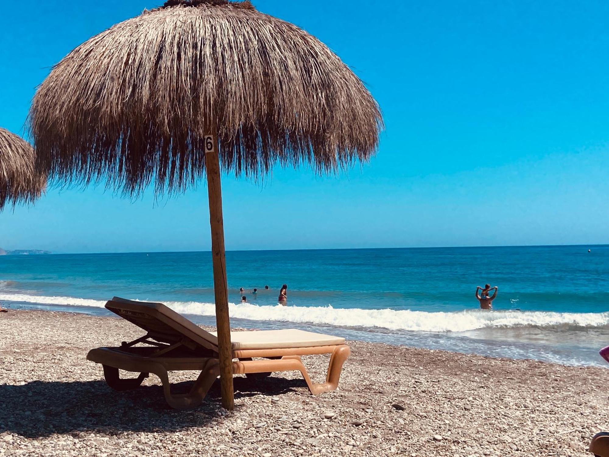 Escapada Familiar En Torrox Costa A 100M De La Playa, Vistas Al Mar Y Parking Gratis Apartman Kültér fotó